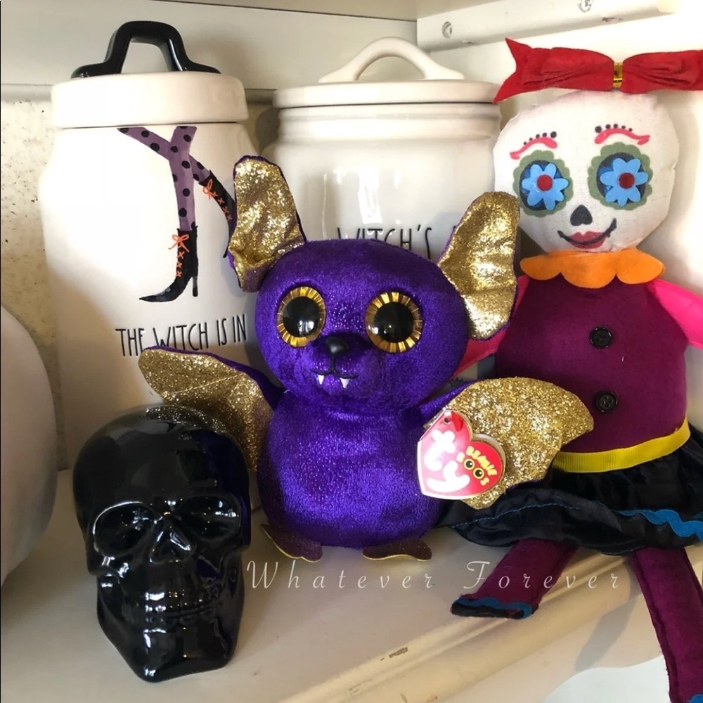 Ty beanie boos purple bat Halloween collection